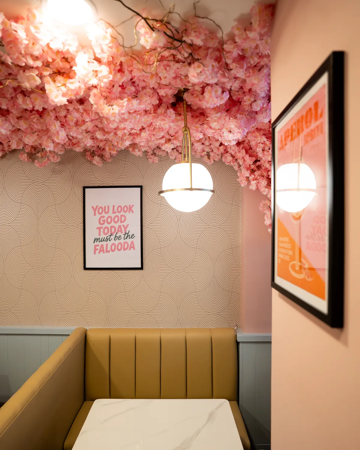 Falooda & Co interior โ luxury booth seating