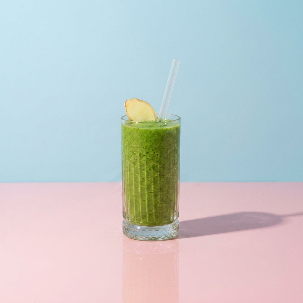 Spinach Ginger Fruit Smoothie