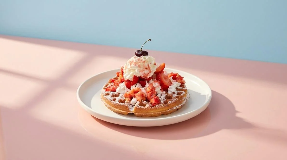 Eton Mess Waffle